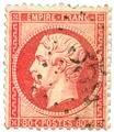 n° 19/24 obl. - Napoléon III (Empire non lauré)