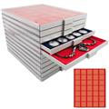 MEDAL CASE: 35 COMPARTMENTS
