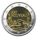 BU : 2 EURO COMMEMORATIVE 2023 COINCARD : BELGIQUE - ART NOUVEAU (Version flamande)