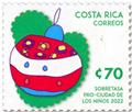 n° 1026/1029 - Timbre COSTA RICA Poste