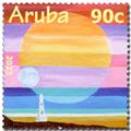 n° 1135/1138 - Timbre ARUBA Poste