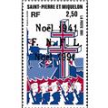 n° 554 -  Timbre Saint-Pierre et Miquelon Poste