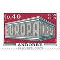 n° 194/195 -  Timbre Andorre Poste