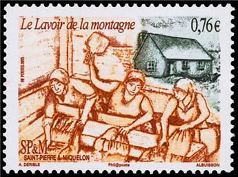n°  1139  - Sello San Pedro y Miquelón Poste