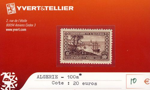 ALGERIE - n° 100a* ALGERIE - n° 100a*