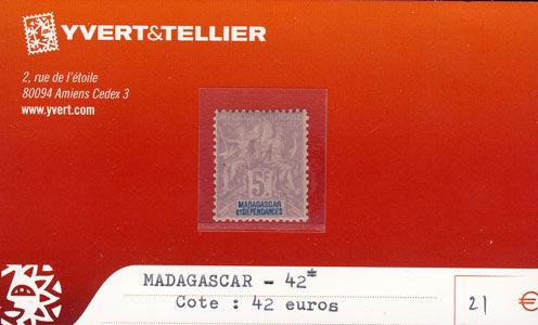 MADAGASCAR - n° 42* MADAGASCAR - n° 42*