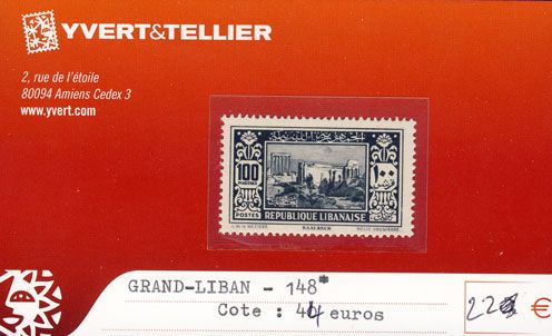 GRAND LIBAN - n° 148* GRAND LIBAN - n° 148*