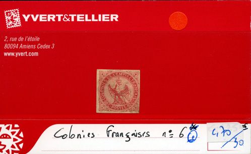 COLONIES FRANCAISES - n° 6 Obl. COLONIES FRANCAISES - n° 6 Obl.