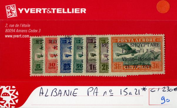 ALBANIE - PA n°15/21* ALBANIE - PA n°15/21*