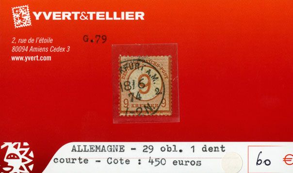 ALLEMAGNE EMPIRE - n°29 obl.