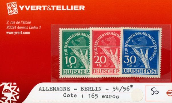 ALLEMAGNE BERLIN - n°54/56** ALLEMAGNE BERLIN - n°54/56**