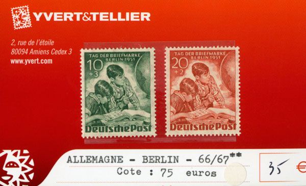 ALLEMAGNE BERLIN - n°66/67 ** ALLEMAGNE BERLIN - n°66/67 **