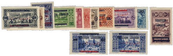n°98/110* - Timbre GRAND LIBAN Poste n°98/110* - Timbre GRAND LIBAN Poste
