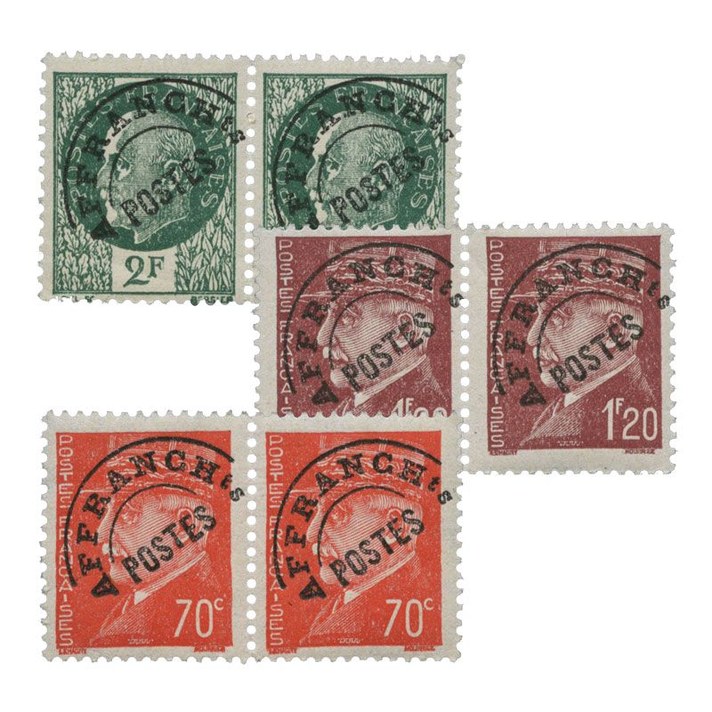 n° 84b/86b (paire) - Timbre France Préoblitérés n° 84b/86b (paire) - Timbre France Préoblitérés