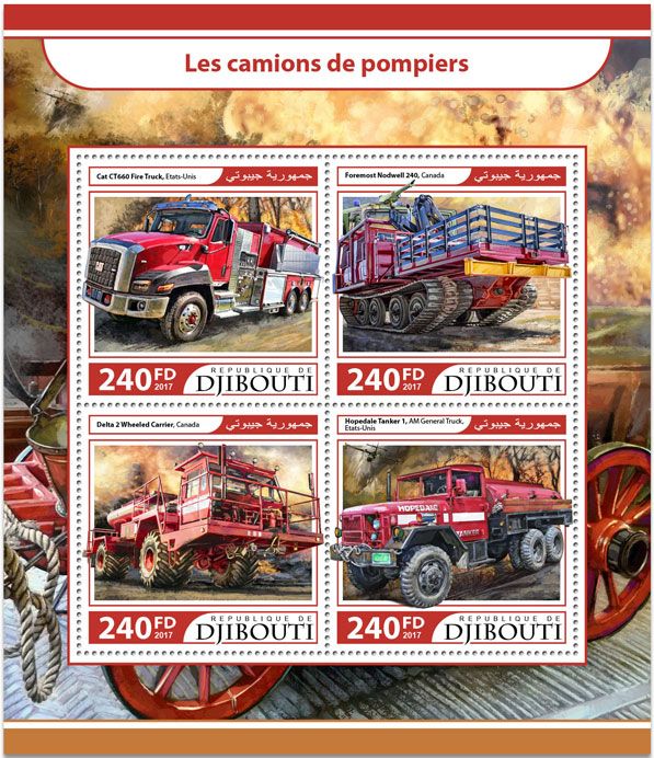 n° 1464/1467 - Timbre DJIBOUTI Poste n° 1464/1467 - Timbre DJIBOUTI Poste