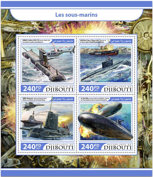 n° 1484/1487 - Timbre DJIBOUTI Poste n° 1484/1487 - Timbre DJIBOUTI Poste