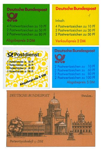 Allemagne (RFA) : 18 carnets ** entre 1976 et 1996 Allemagne (RFA) : 18 carnets ** entre 1976 et 1996