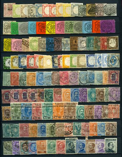 Italie : Collection 1860/1980 **/*/obl. Italie : Collection 1860/1980 **/*/obl.
