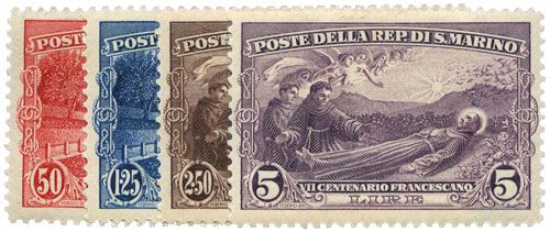 n°137/140* - Timbre SAINT MARIN Poste n°137/140* - Timbre SAINT MARIN Poste