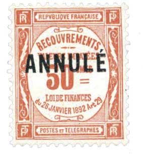 CI Recouvrement n°47-CI1** - Timbre France Cours d´instruction CI Recouvrement n°47-CI1** - Timbre France Cours d´instruction