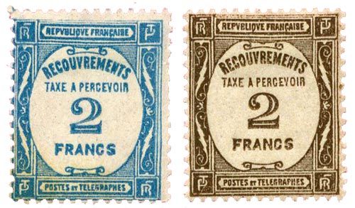 n°61/62* - Timbre FRANCE Taxe n°61/62* - Timbre FRANCE Taxe