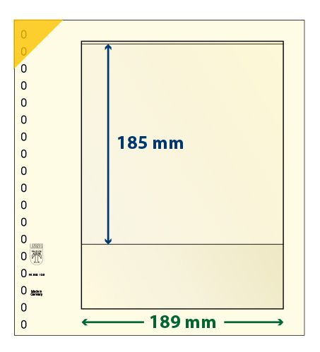 Feuille neutre LINDNER-T : 1 bande-802103 (x10) Feuille neutre LINDNER-T : 1 bande-802103 (x10)
