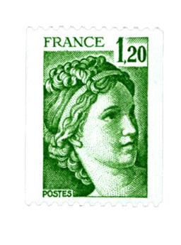 n.o 2103a -  Sello Francia Correos