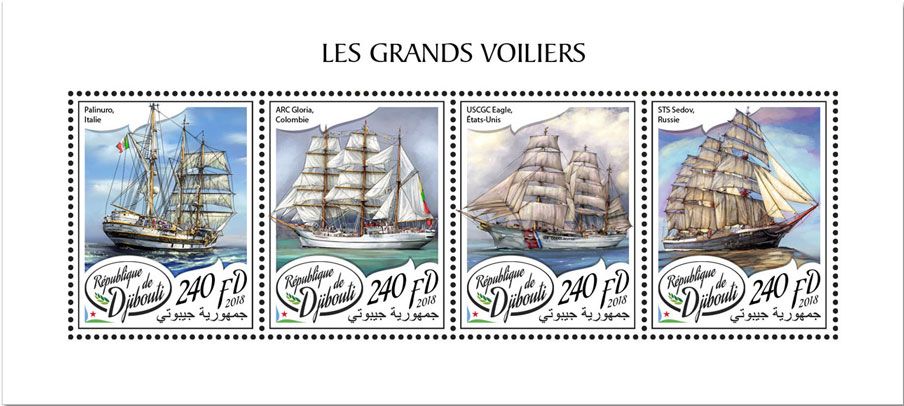 n° 1856/1859 - Timbre DJIBOUTI Poste n° 1856/1859 - Timbre DJIBOUTI Poste