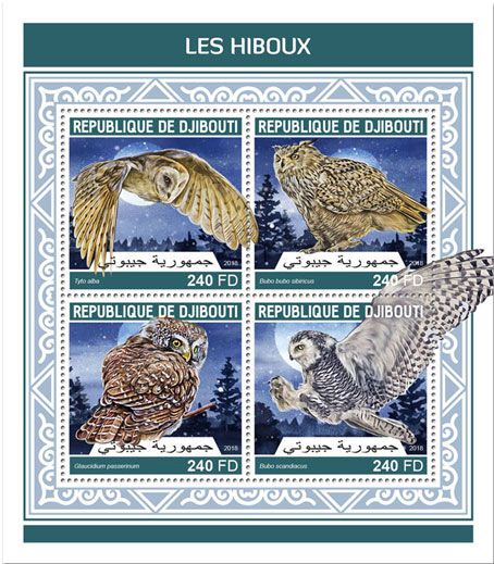 n° 1936/1939 - Timbre DJIBOUTI Poste n° 1936/1939 - Timbre DJIBOUTI Poste