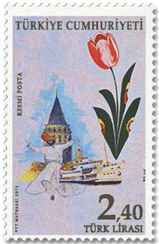 n° 389/390 - Timbre TURQUIE Service