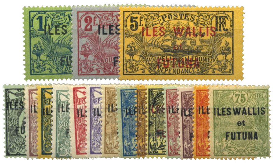 n°1/17* - Timbre WALLIS ET FUTUNA Poste n°1/17* - Timbre WALLIS ET FUTUNA Poste