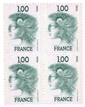 n°1895B : Timbre France Poste (en bloc de 4)