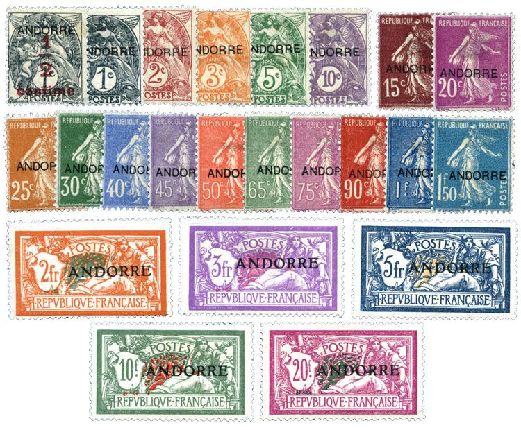 nr. 1/23 - Stamp Andorra Mail nr. 1/23 - Stamp Andorra Mail