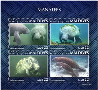 n° 7350/7353  - Timbre MALDIVES Poste