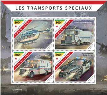 n° 7623/7626 - Timbre TOGO Poste