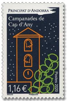 n° 854 - Timbre ANDORRE Poste