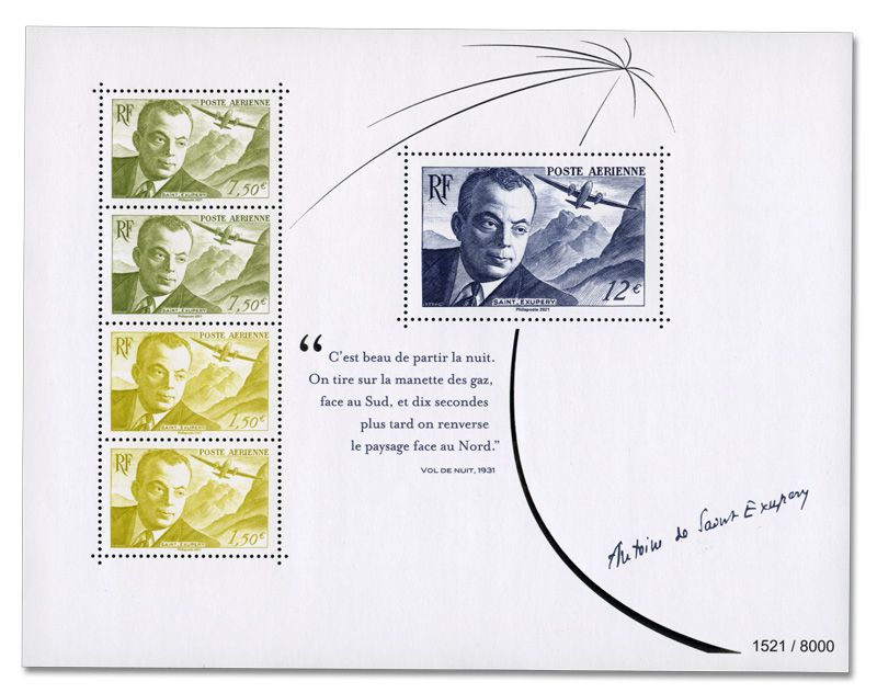 FRANCE : EMISSION SPECIALE "ANTOINE DE SAINT EXUPERY" FRANCE : EMISSION SPECIALE "ANTOINE DE SAINT EXUPERY"