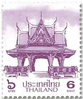 n° 3416b - Timbre THAILANDE Poste