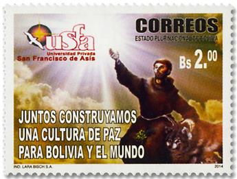n° 1551 - Timbre BOLIVIE Poste