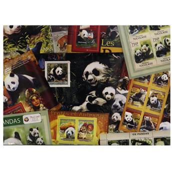 PANDAS : pochette de 20 timbres (Neufs)