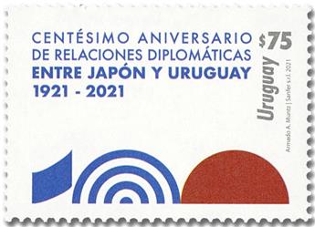 n° 3040 - Timbre URUGUAY Poste