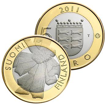 5€ COMMEMORATIF FINLANDE - OSTROBOTNIE - 2011