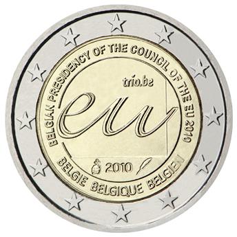 2 EURO COMMEMORATIVE 2010 : BELGIQUE (Présidence belge du Conseil de l'Union européenne en 2010)