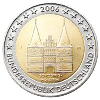 2 EURO COMMEMORATIVE 2006 : ALLEMAGNE - J  (Heidelberg)
