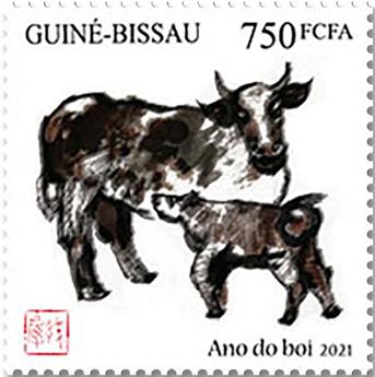 n° 8807  - Timbre GUINEE-BISSAU Poste