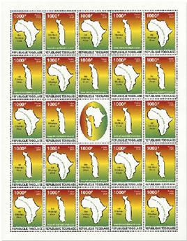n° F8570  - Timbre TOGO Poste