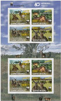 n° 9212/9215  - Timbre GUINEE-BISSAU Poste