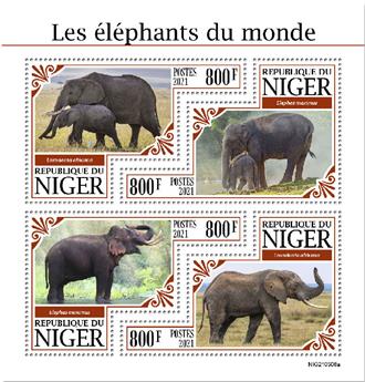 n° 6390/6393  - Timbre NIGER Poste