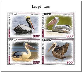 n° 3345/3348  - Timbre TCHAD Poste