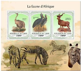 n° 3479/3481  - Timbre TCHAD Poste